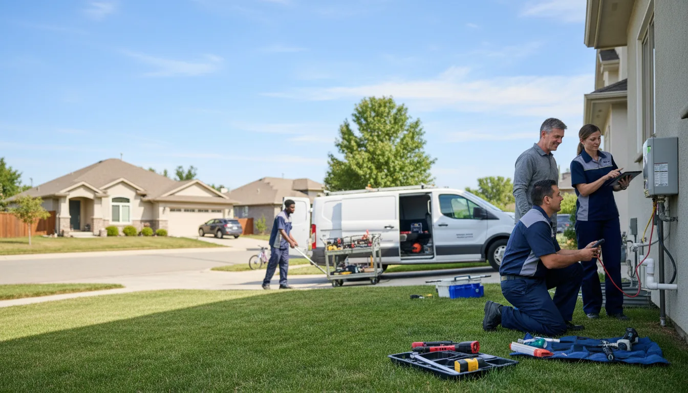 Tankless water heater service in Winslow, IL
